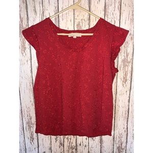 Floral Embroidered Tee